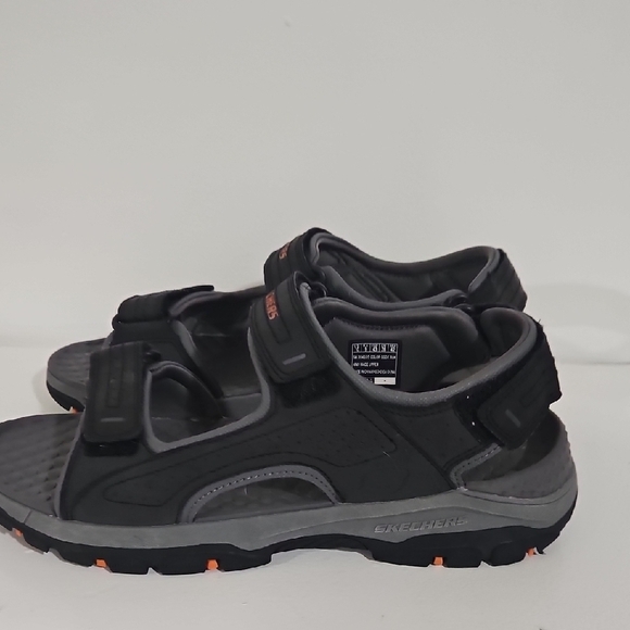 Skechers Tresmen Garo.Black and Grey Sandals Men's - Picture 9 of 9